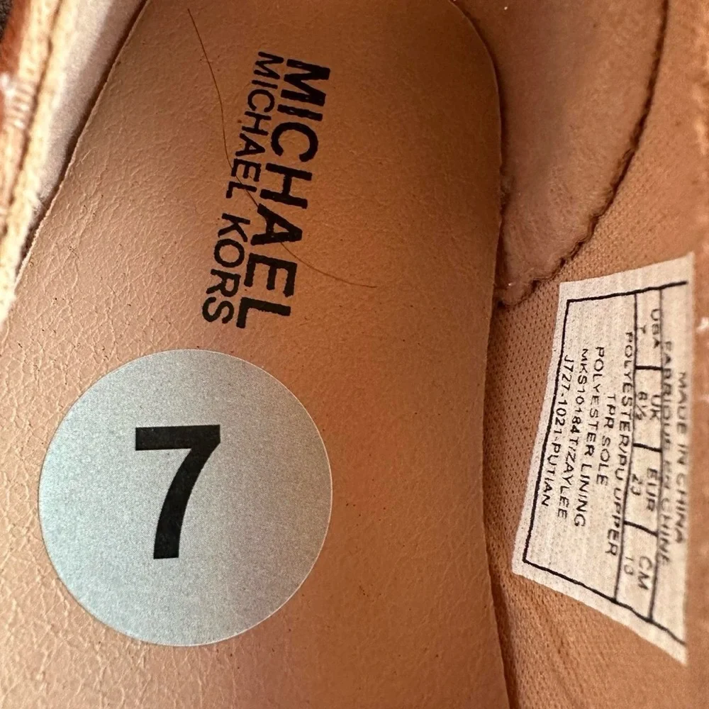 MICHAEL Michael Kors Girls Logo Ballet Flats – Size 7 - NWOT